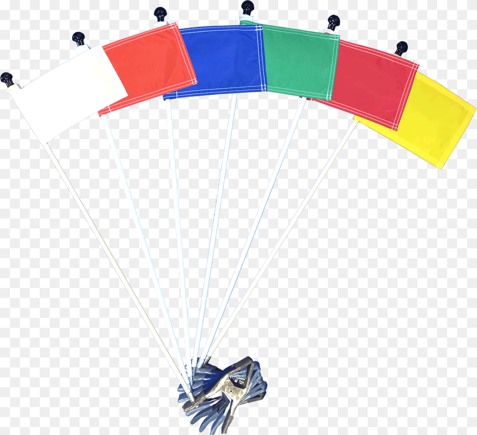 Golf Cart Flag Parachuting, Parachute Free Png Download