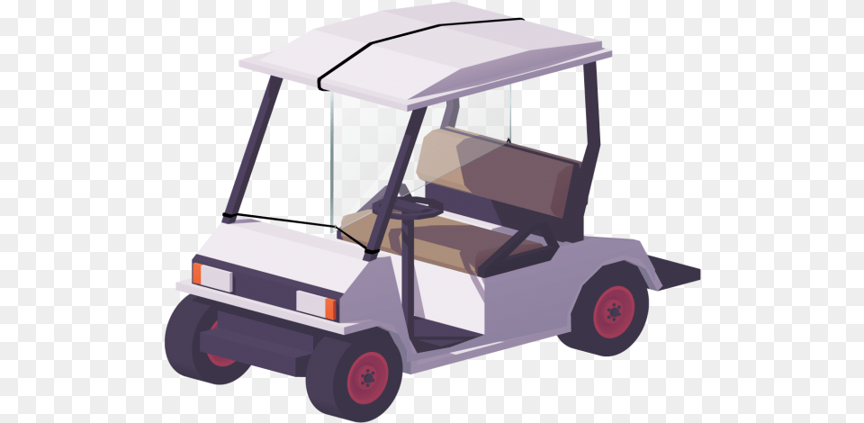 Golf Cart Shield Final Low Poly Golf Cart, Transportation, Vehicle, Golf Cart, Sport Png