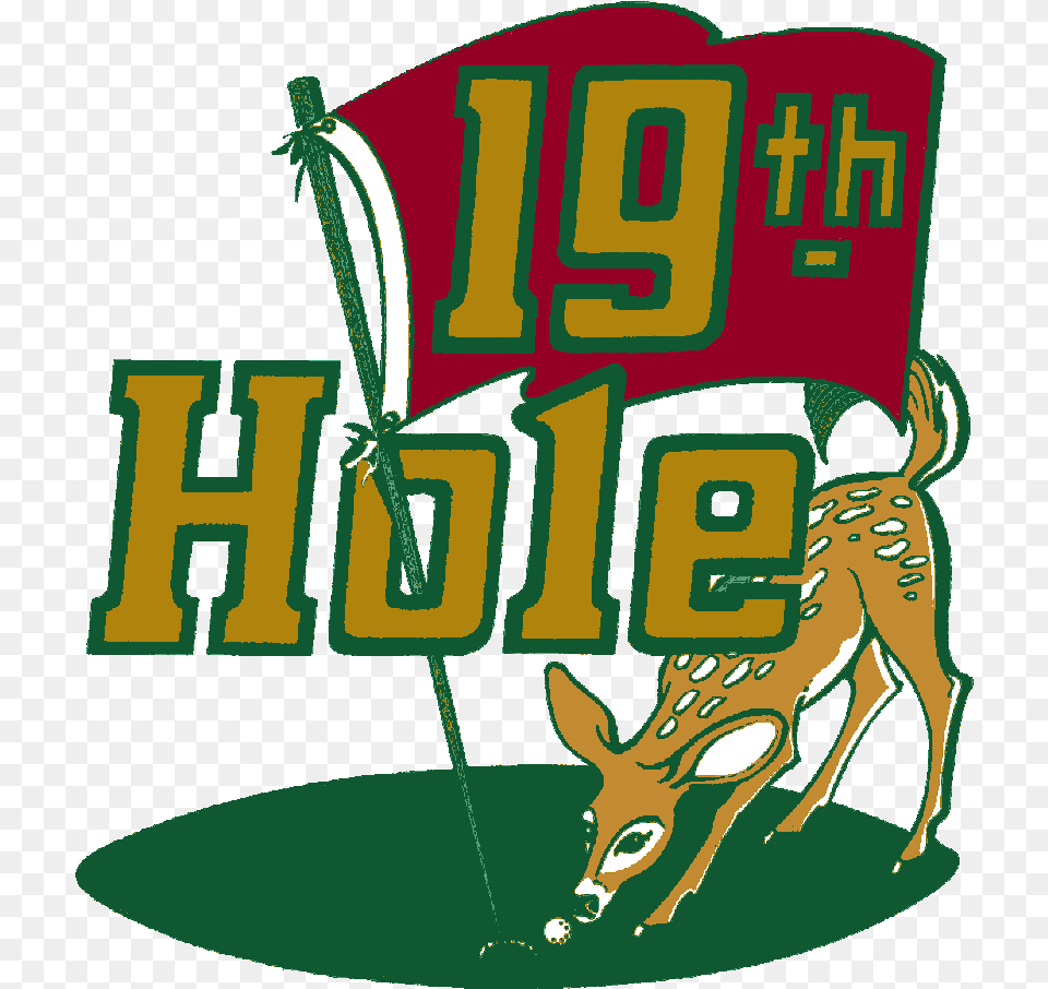 Golf Clipart 19th Hole Illustration, Animal, Deer, Mammal, Wildlife Free Png Download