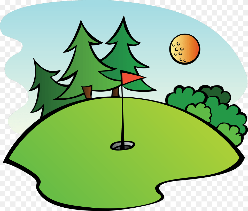 Golf Clipart And Animations Golf Course Clipart, Outdoors, Fun, Leisure Activities, Mini Golf Free Png Download