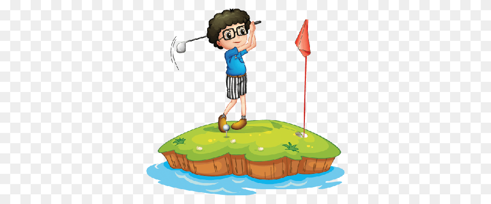 Golf Clipart Download Golf Clipart, Boy, Person, Child, Male Png Image
