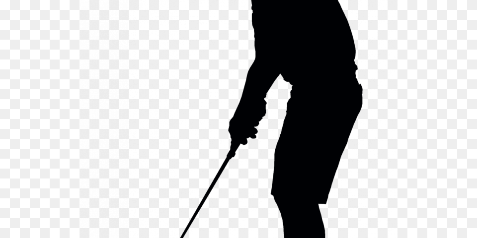 Golf Clipart Silhouette Standing, Firearm, Gun, Rifle, Weapon Png