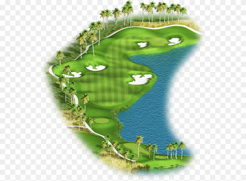 Golf Club And Ball, Field, Nature, Outdoors, Golf Course Free Transparent Png