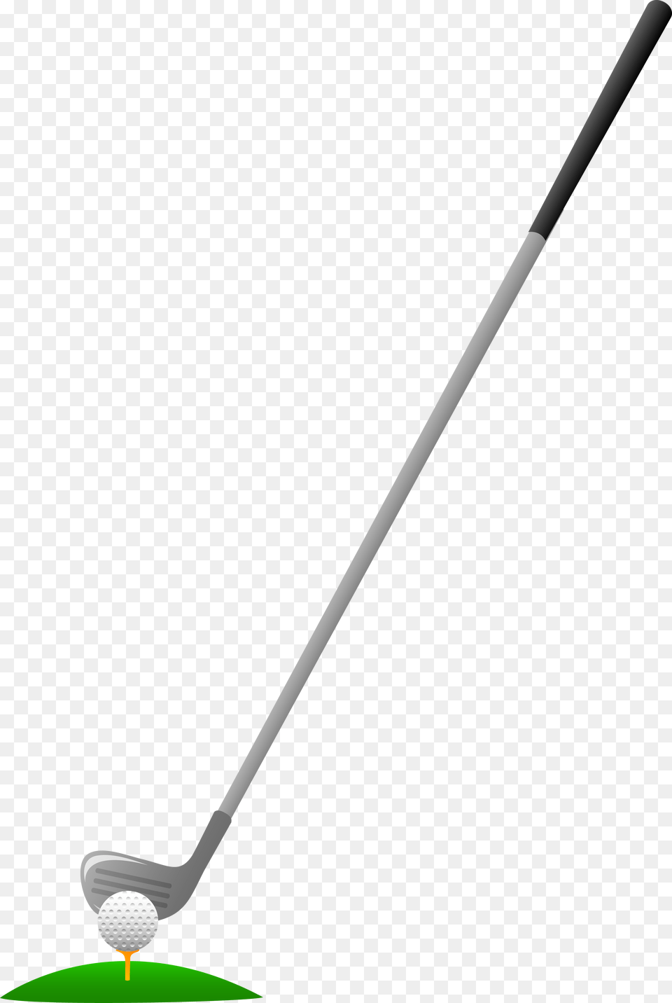 Golf Club And Ball On Tee Golf Club And Ball Clip Art, Triangle Free Png Download
