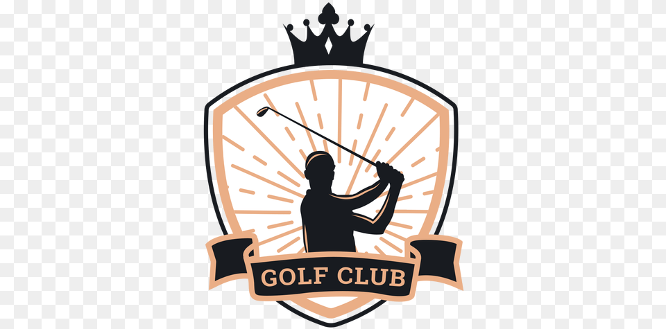 Golf Club Crown Player Logo Transparent U0026 Svg Clip Art, Adult, Person, Woman, Female Png