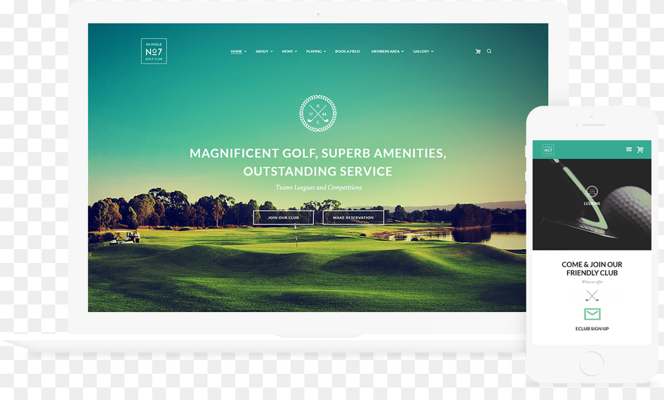 Golf Club Sports Amp Events Theme Wordpress Junior Golf Theme, Field, File, Grass, Plant Free Png