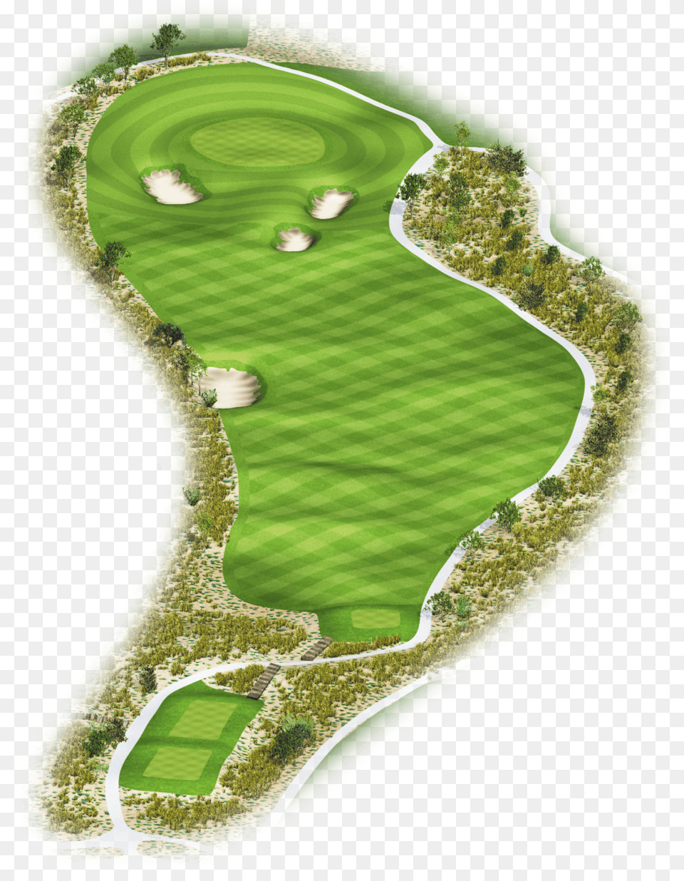 Golf Course, Field, Nature, Outdoors, Land Png Image