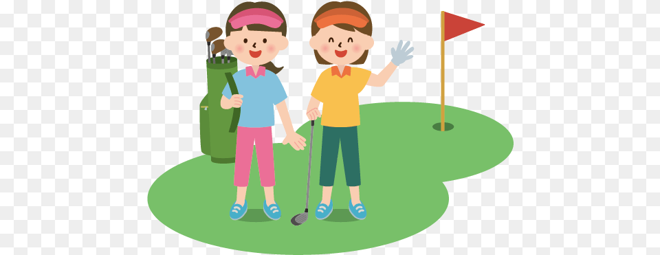 Golf Course Golfer Illustration, Person, Baby, Cleaning, Face Png