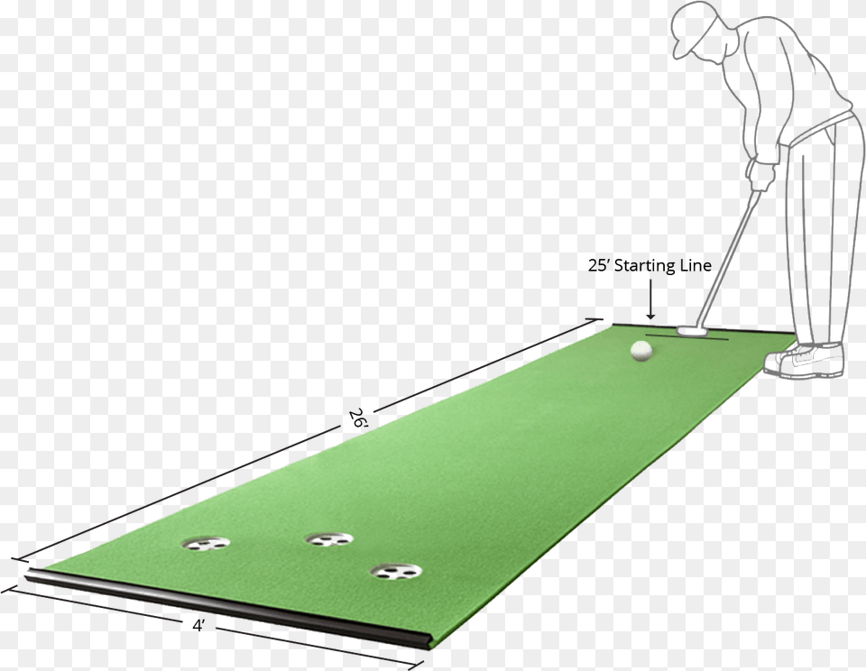 Golf Drawing Putting Green, Furniture, Table, Sport Free Transparent Png