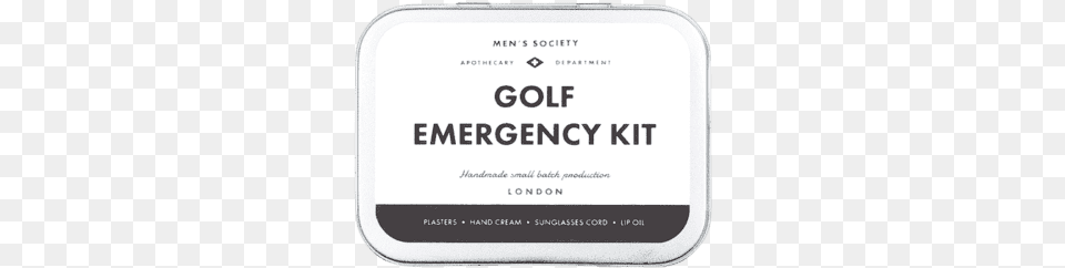 Golf Emergency Kit Label, Text Free Transparent Png