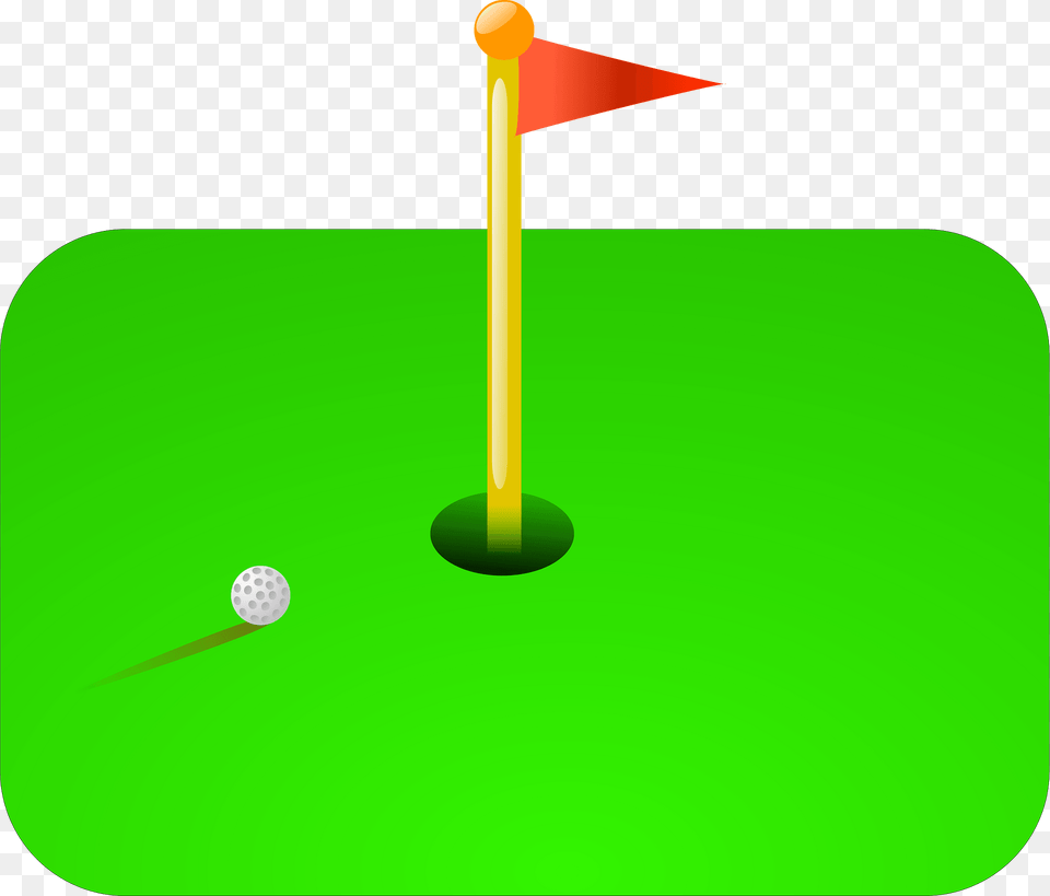 Golf Flag Clipart, Fun, Leisure Activities, Mini Golf, Sport Png Image