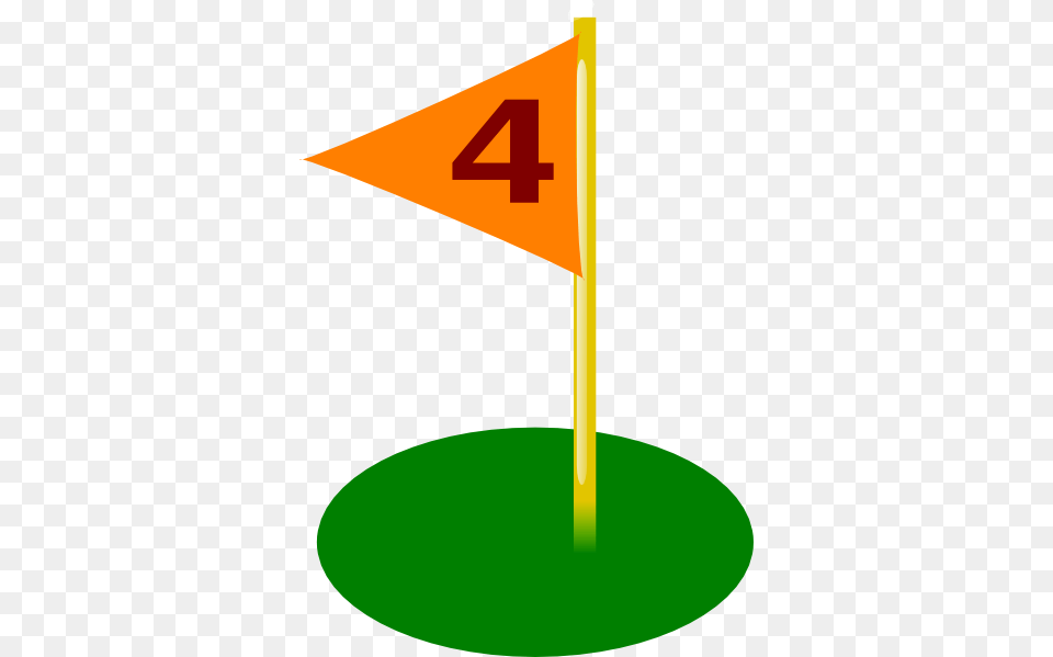 Golf Flag Hole Bold Number Clip Art Free Transparent Png