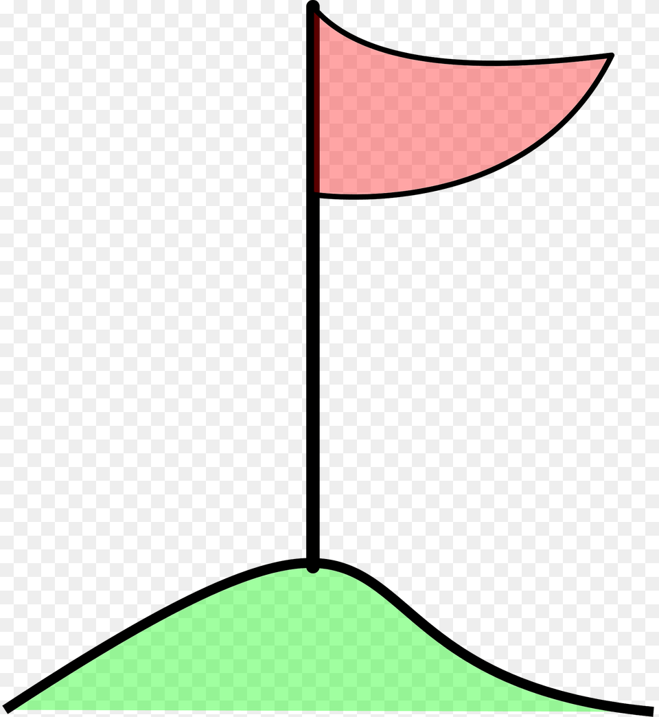 Golf Flag Hole In On Green Clipart Png