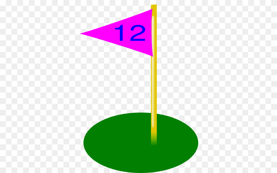 Golf Flag Hole Pink Pink Golf Flags And Clip Art Free Png Download