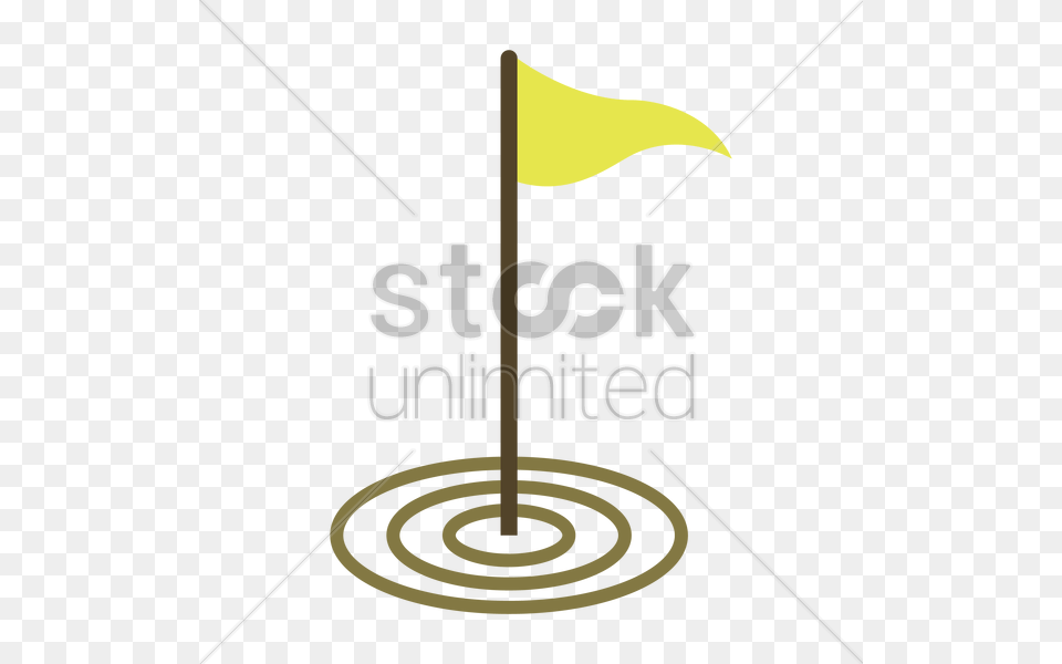 Golf Flag Stick Vector Image, Coil, Spiral Free Png