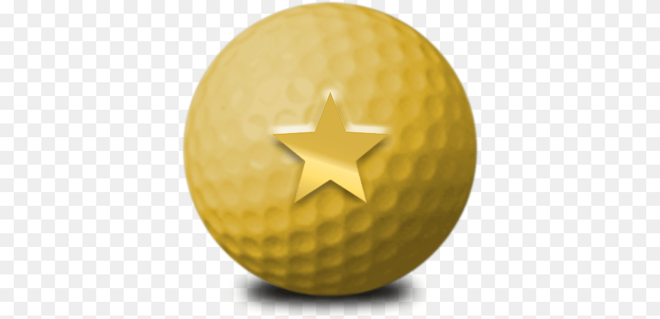 Golf Gold Golf Ball, Golf Ball, Sport, Astronomy, Moon Free Transparent Png
