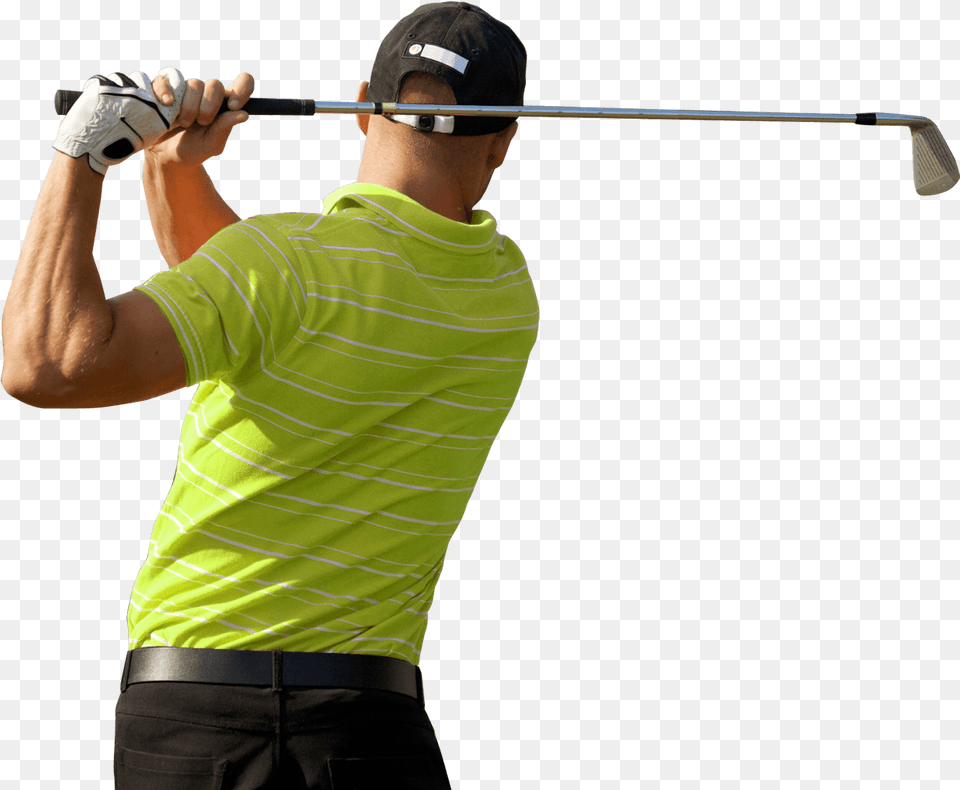 Golf Golfer, T-shirt, Clothing, Adult, Person Free Png Download
