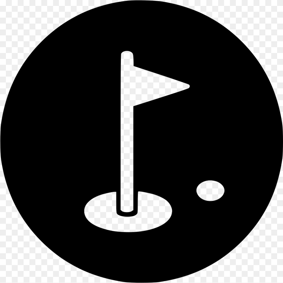 Golf Hole Flag Aim, Sign, Symbol Free Png Download