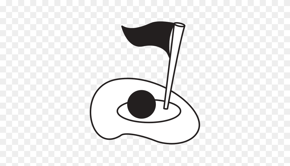 Golf Hole Icon, People, Person, Astronomy, Moon Free Png