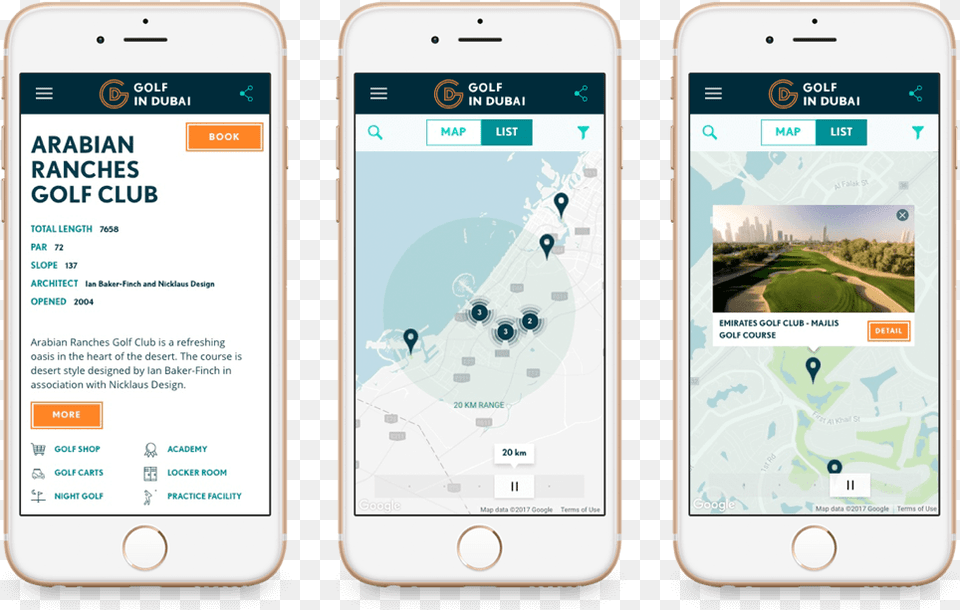 Golf In Dubai Mobile Site Pages Iphone, Electronics, Mobile Phone, Phone, Text Free Png