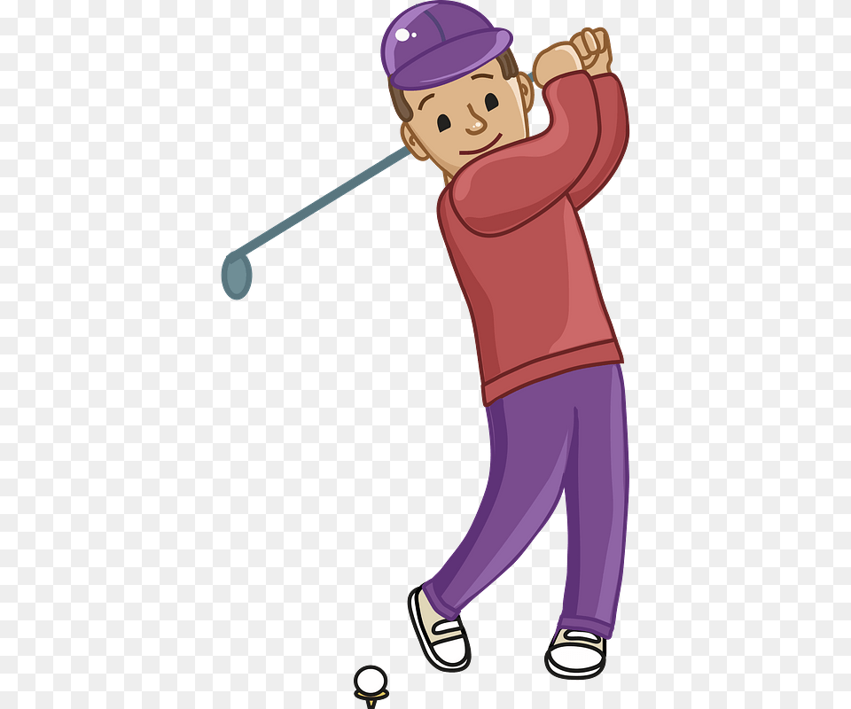 Golf Player Clipart Pitch And Putt, Baby, Person, People, Face Free Transparent Png