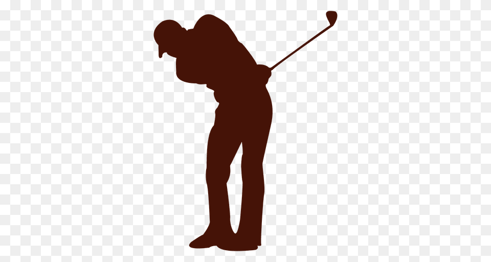 Golf Player Silhouette, Person, Sport Free Png Download