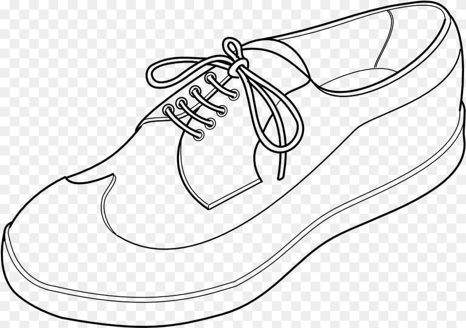 Golf Shoe Shoe Clipart Black And White, Gray Png