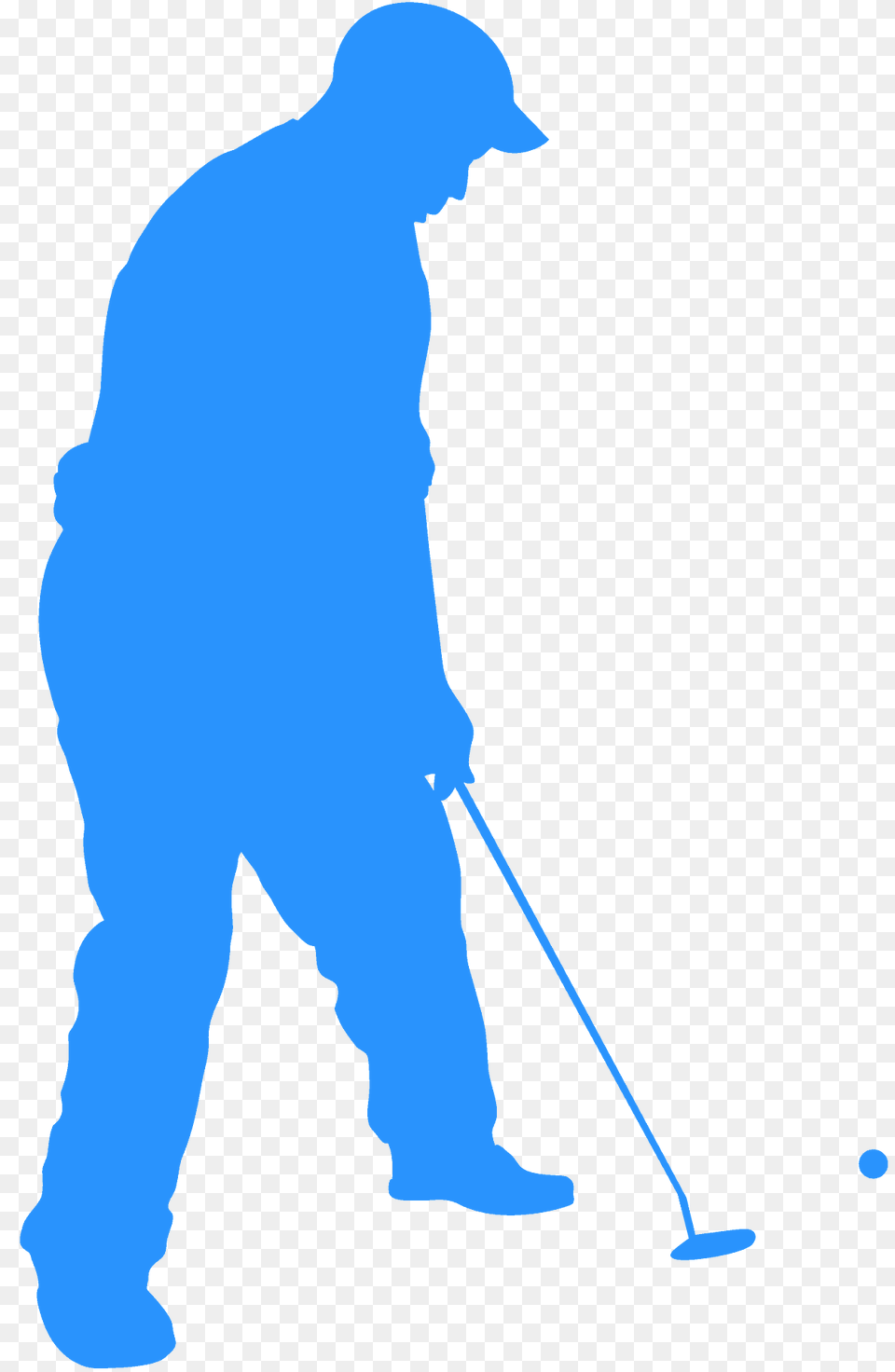 Golf Silhouette, Adult, Male, Man, People Png Image