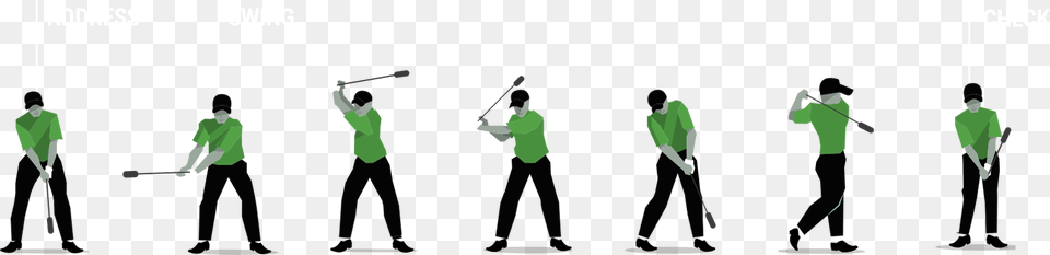 Golf Swing Clipart Freeuse Golf Swing Silhouette, Green, Person, Text Free Transparent Png