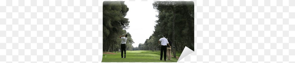 Golf Swing In Riva Dei Tessali Golf Course Italy Wall Golf, Field, Person, Nature, Outdoors Free Transparent Png