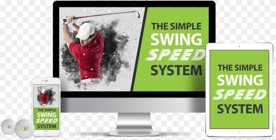 Golf Swing Speed Graphic Design, Adult, Person, Man, Male Free Png