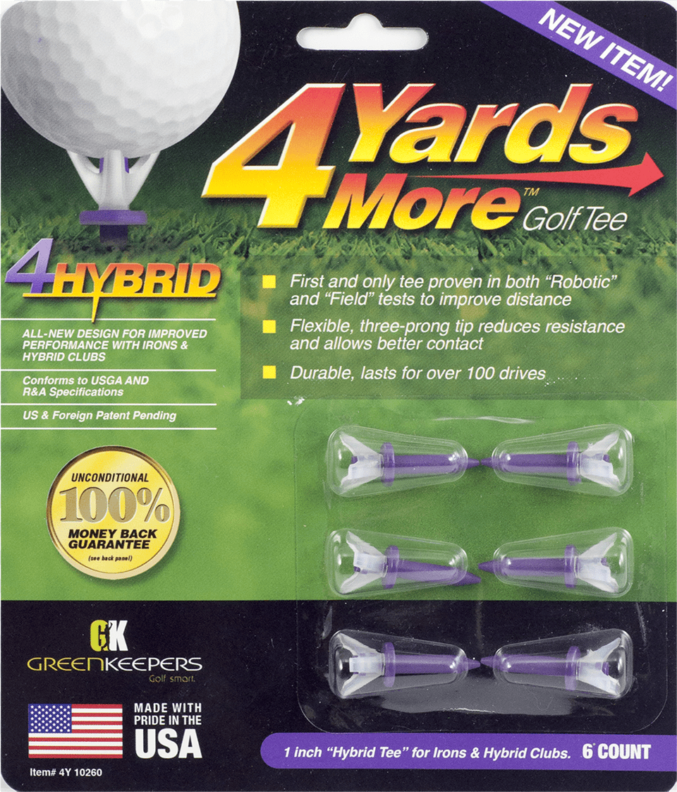 Golf Tee 4 Yards, Advertisement, Poster, Sport, Golf Ball Png Image