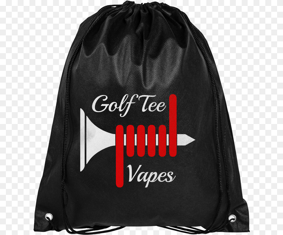 Golf Tee Vapes Drawstring Pack Unisex, Backpack, Bag, Clothing, Coat Free Transparent Png