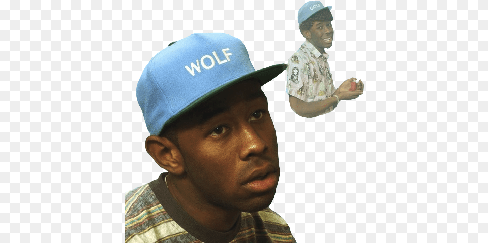 Golf Tyler The Creator Clipart Freeuse Download Wolf Album Cover Hd, People, Person, Hat, Clothing Free Transparent Png