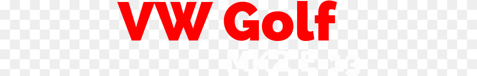 Golf Vw Coquelicot, Text, Logo Png