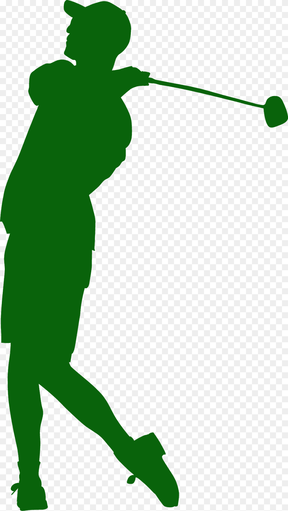 Golfer Silhouette, Adult, Male, Man, Person Free Png