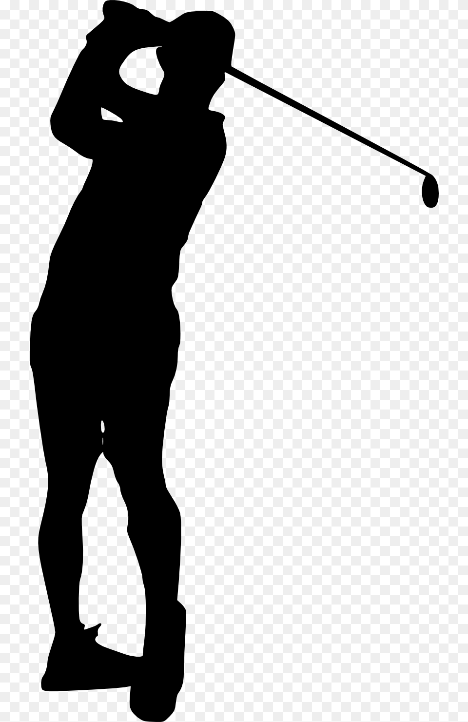 Golfer Silhouette No Background, Adult, Male, Man, Person Free Transparent Png