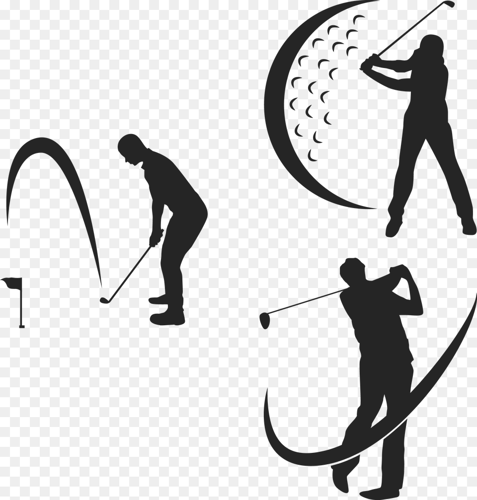 Golfer Vector Golf Equipment Huge Freebie Download, Stencil, Adult, Person, Man Png
