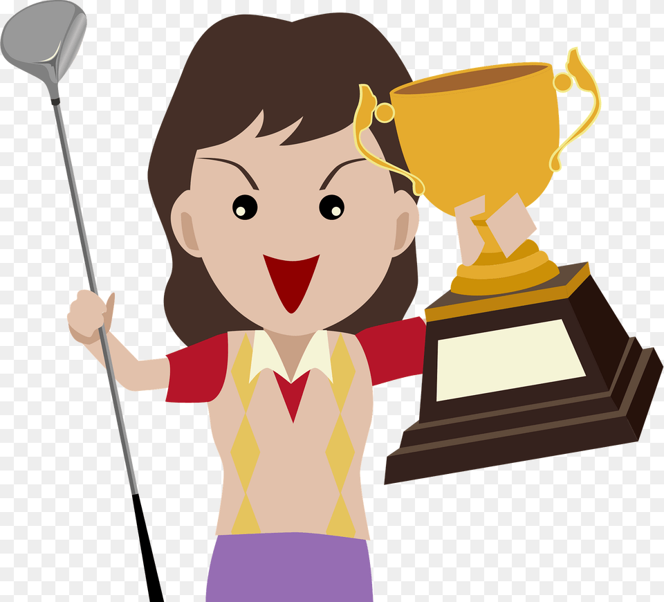 Golfer Victory Clipart, Baby, Person, Face, Head Free Png