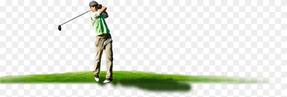 Golfer With No Background Golfer, Field, Person, Nature, Outdoors Free Transparent Png