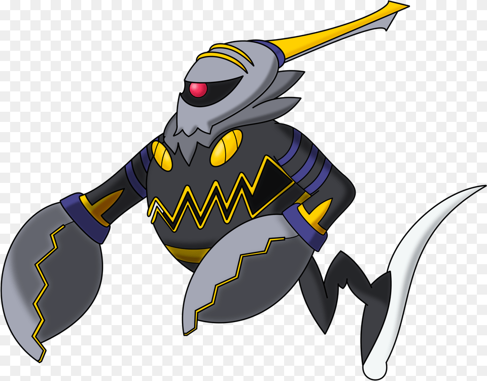 Golisopod Pokemon Light U0026 Darkness Versionsmega Pokemon Coloring Pages Dusknoir, Animal, Bee, Insect, Invertebrate Png Image