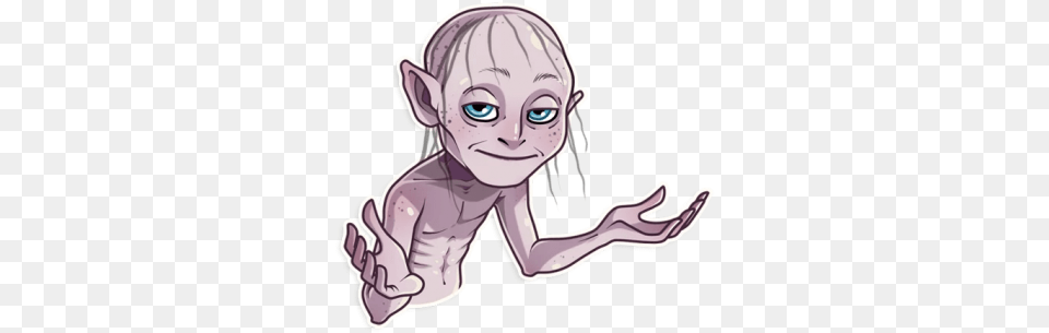 Gollum Know Who Gollum, Alien, Baby, Person, Face Free Png Download