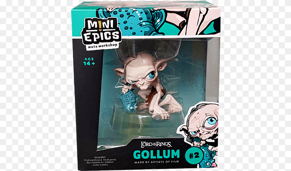 Gollum Mini Epics Vinyl Figure Action Figure, Book, Comics, Publication, Baby Free Png Download