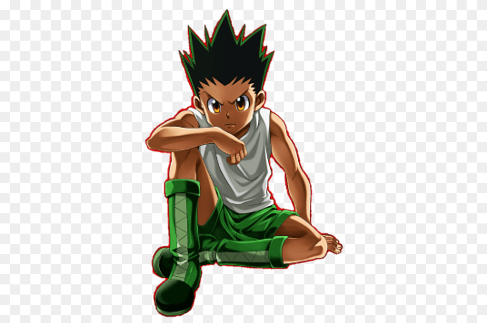 Gon Freecs Hunter X Hunter Anime Personagens, Shorts, Baby, Person, Clothing Png Image
