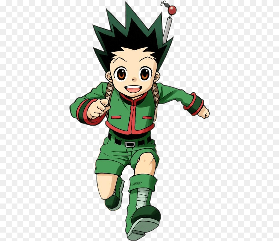 Gon Gonfreecs Gonfreecss Hxh Hunterxhunter Hunter Cartoon, Baby, Book, Comics, Person Free Png Download