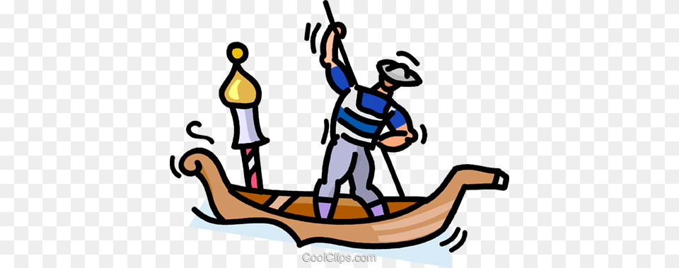 Gondola Royalty Vector Clip Art Illustration, Boat, Transportation, Vehicle, Chess Free Png