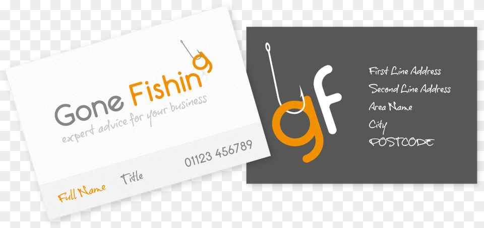 Gone Fishing Branding And Identity Calligraphy, Paper, Text, Business Card Png