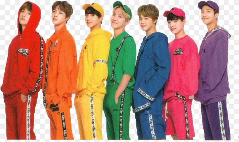 Gonna Start A Rainbow Sticker Seris On Here So I Thught Bts Happily Ever After, Adult, Teen, Person, Male Free Png
