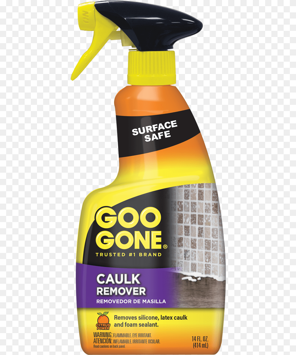 Goo Gone Caulk Remover Caulk Remover, Can, Spray Can, Tin, Bottle Free Transparent Png