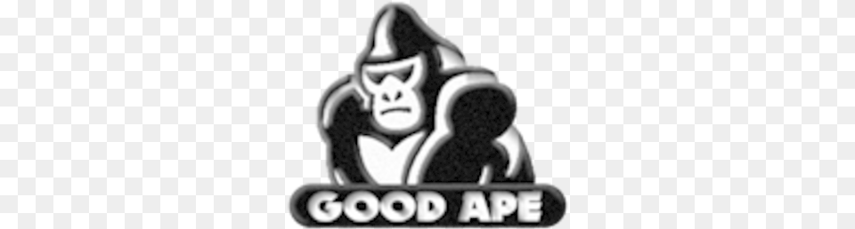 Good Ape Roblox Wikia Fandom Gorilla Silhouette, Stencil, Smoke Pipe Png Image